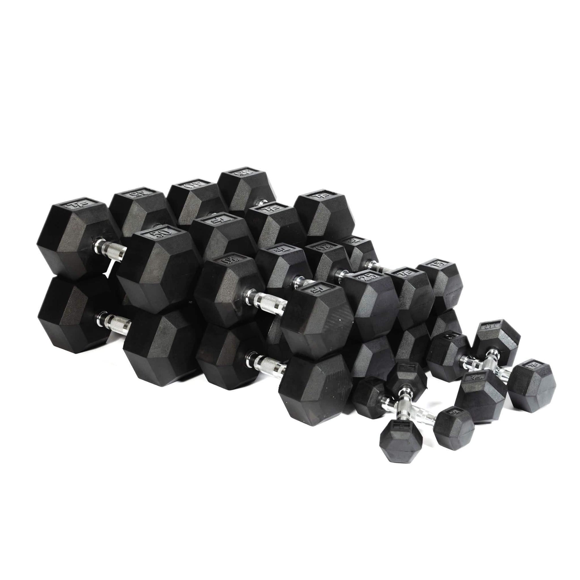 Top Fitness Rubber Hex Dumbbell - Top Fitness Store