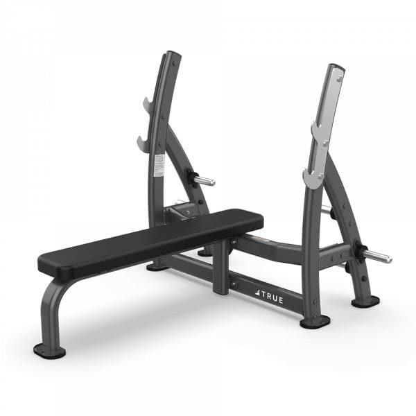 True Supine Press Bench w/Plate Holders (XFW - 7100) - Top Fitness Store